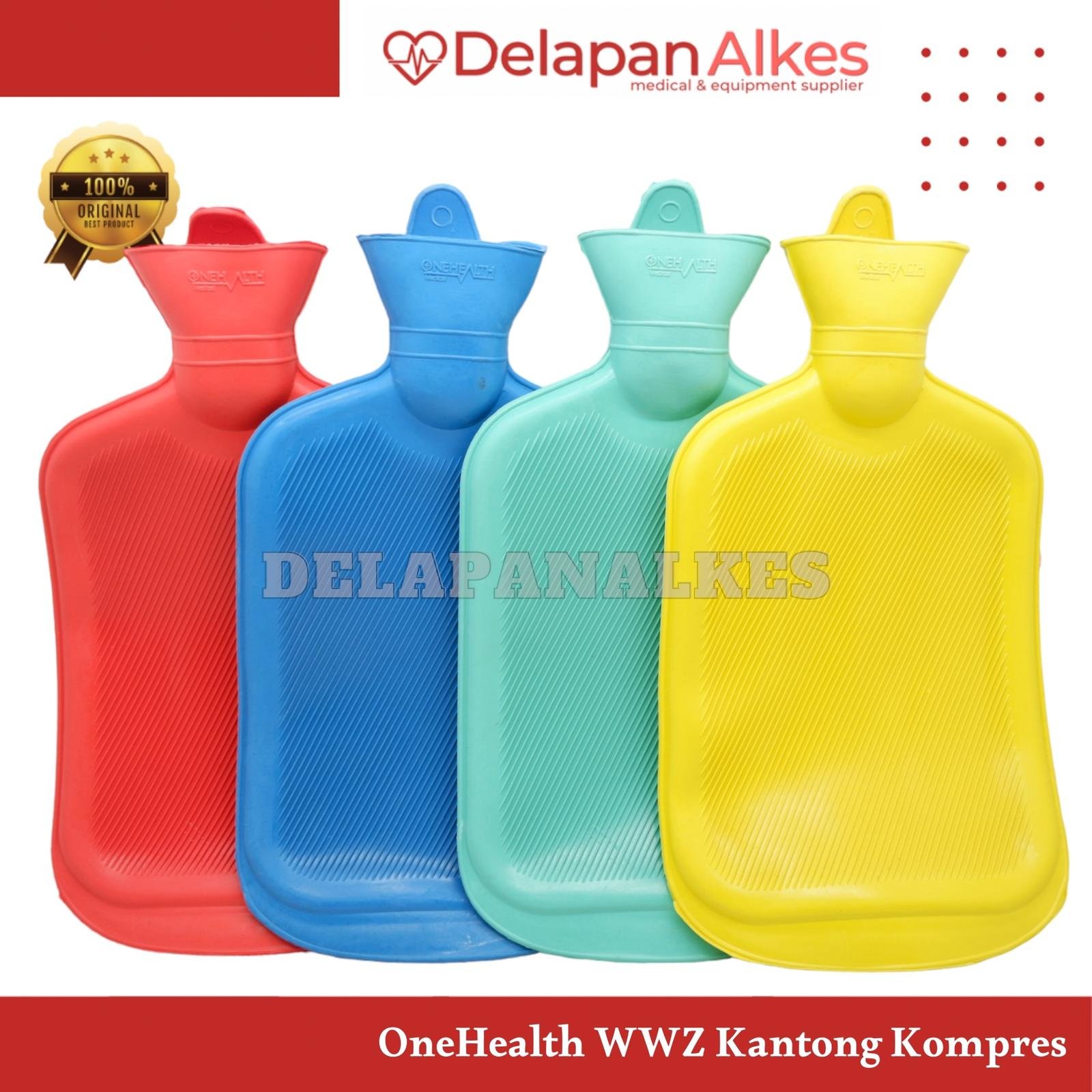 OneHealth WWZ Hot Water Bag Kantong Kompres Air Panas Warm Water Zak 2 Liter