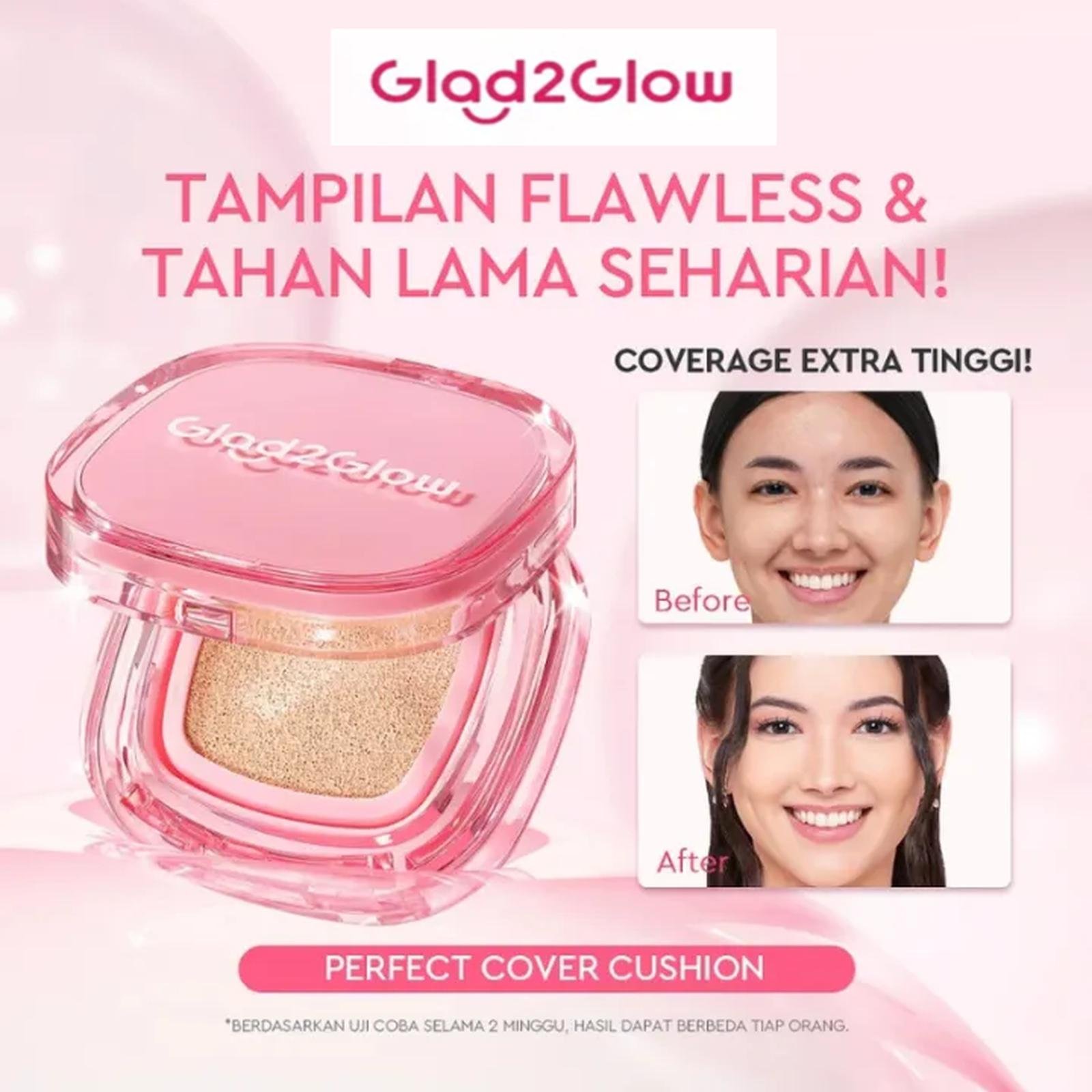 [Refill] Glad2Glow Perfect Cover Cushion Refill G2G Cushion 11g