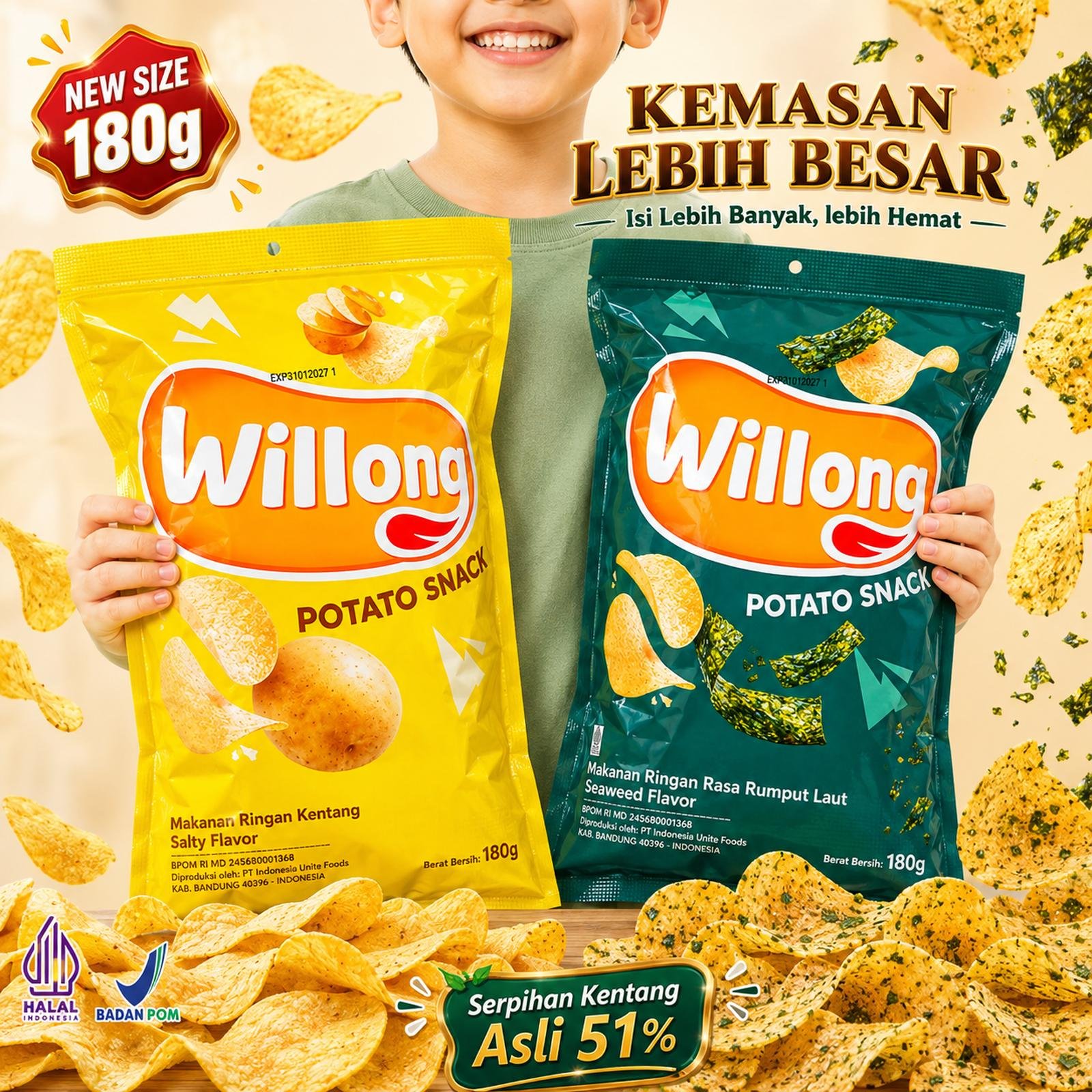 COD HALAL I WILLONG [ISI 2 PCS JUMBO]