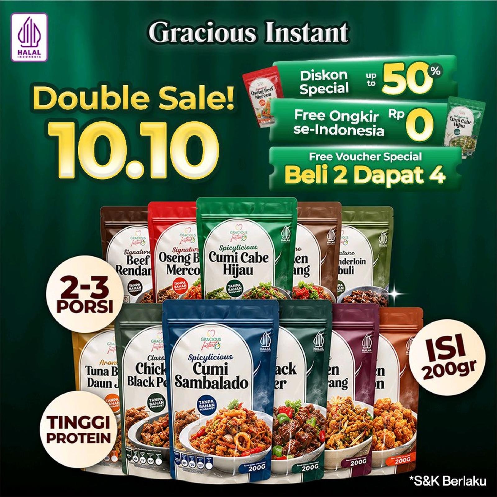 Lauk Instant - Makanan Sehat Siap Saji