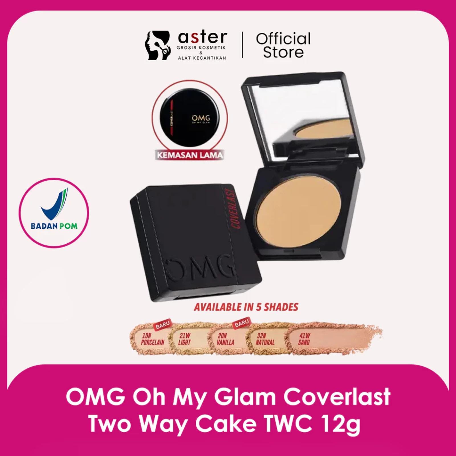 OMG Oh My Glam Coverlast Two Way Cake 12 g