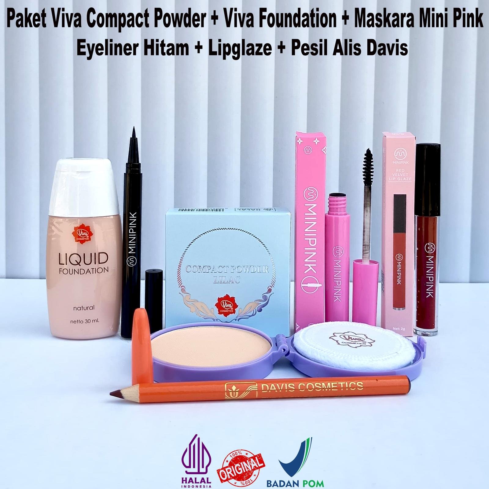 Paket Viva Compact Powder + Viva Foundation
