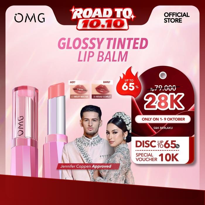 OMG OH MY GLAM Gloss Up Tinted Lip Balm 3.5 g