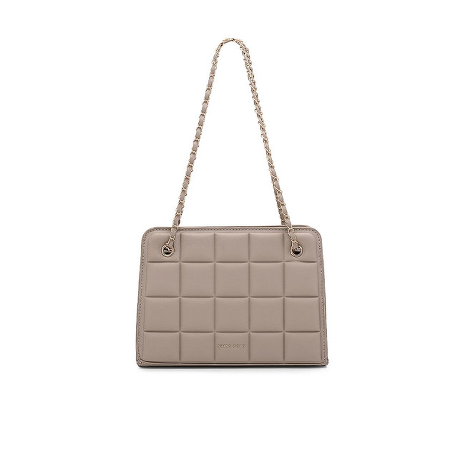 Swiss Polo Top Handle Bag HMD 3308 - Beige, One Size