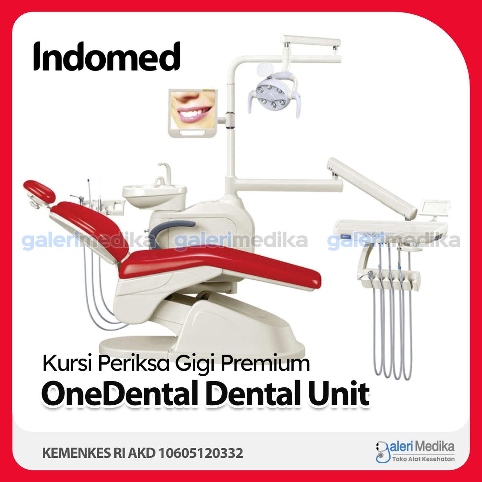 Indomed OneDental Dental Unit Premium – Kursi Periksa Gigi Profesional