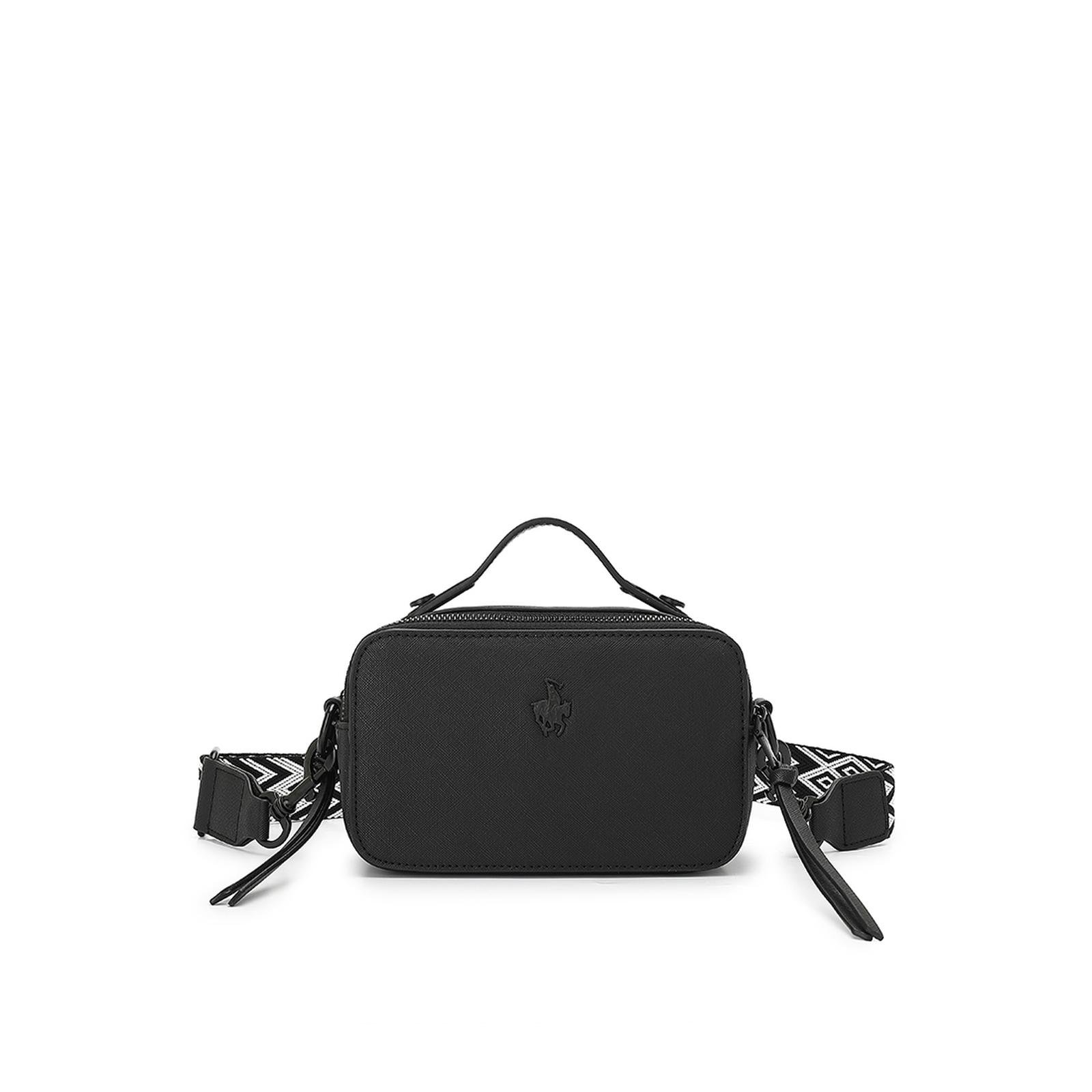 Swiss Polo Women's Sling Bag / Crossbody Bag - Black Wanita [HLA 9185] - Fuschia, One Size