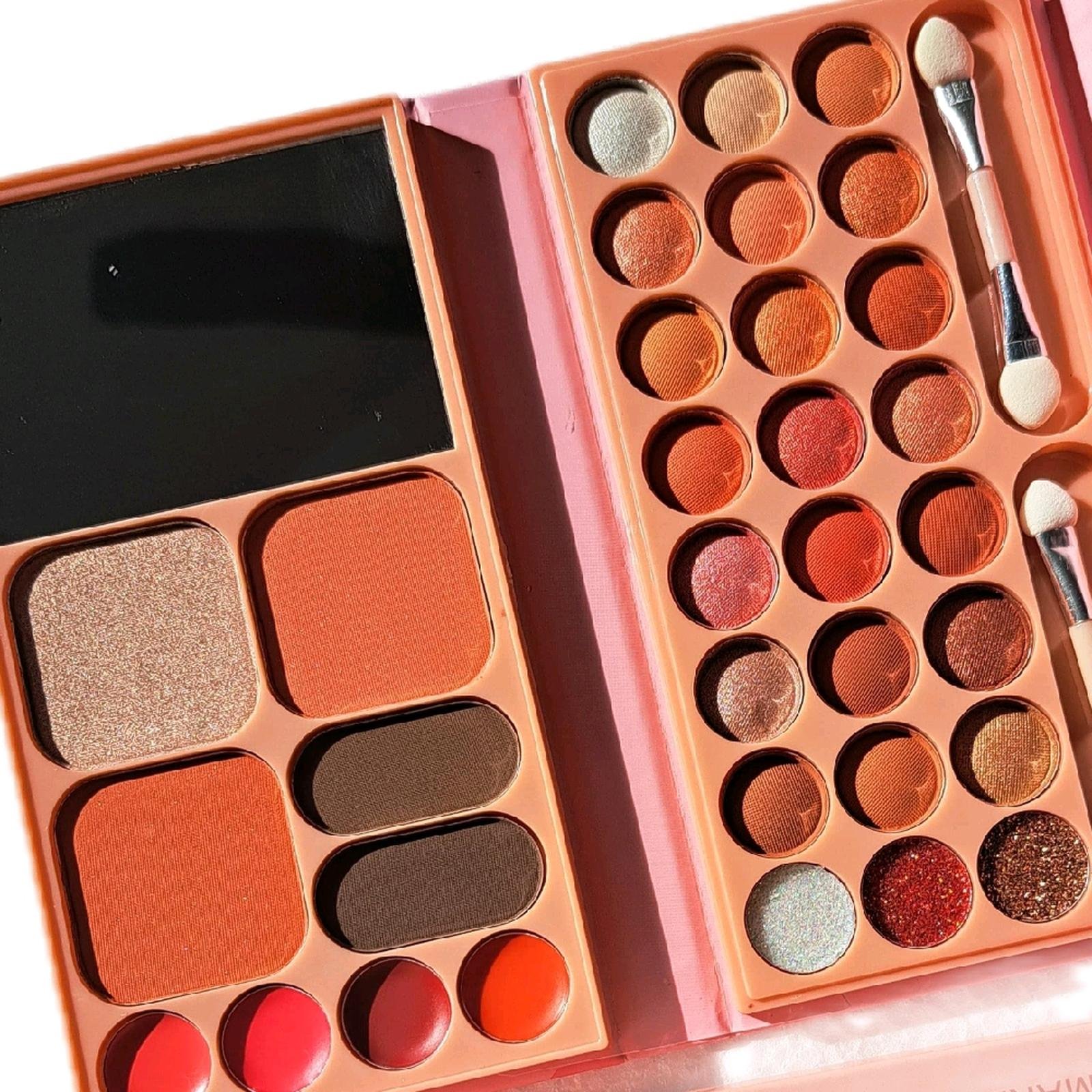 PROMO!! MAKE UP EYESHADOW LENGKAP PIGMENTED Kosmetik Setw - A